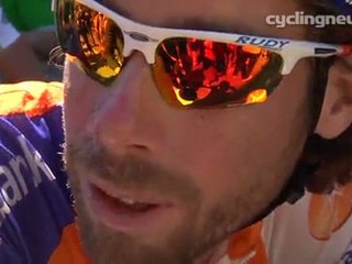 Laurens ten Dam at start of Tour de France stage 18