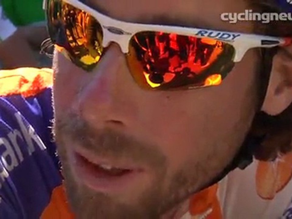 Laurens ten Dam at start of Tour de France stage 18