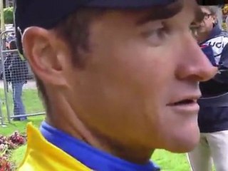 Thomas Voeckler after stage 17 of the Tour de France 2011