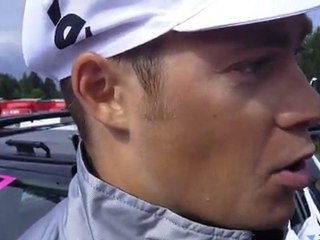 Tom Danielson on his stage 14 ride at the 2011 Tour de France