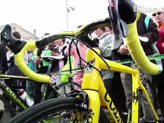 Thomas Voekler's custom yellow Colnago C59