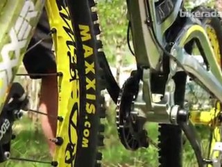 Marc Beaumont's GT Fury Downhill Race Bike