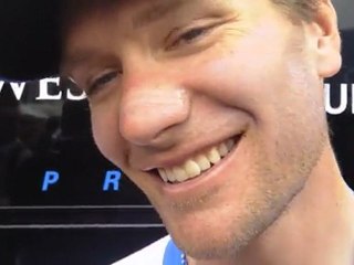 Dave Zabriskie at the start of Tour de France stage 9