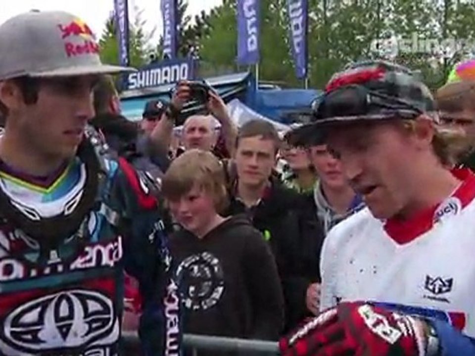 Aaron Gwin reveals crash at Fort William Downhill WC Final 2011