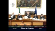 Roma - Audizione del Ministro Corrado Passera (28.02.12)