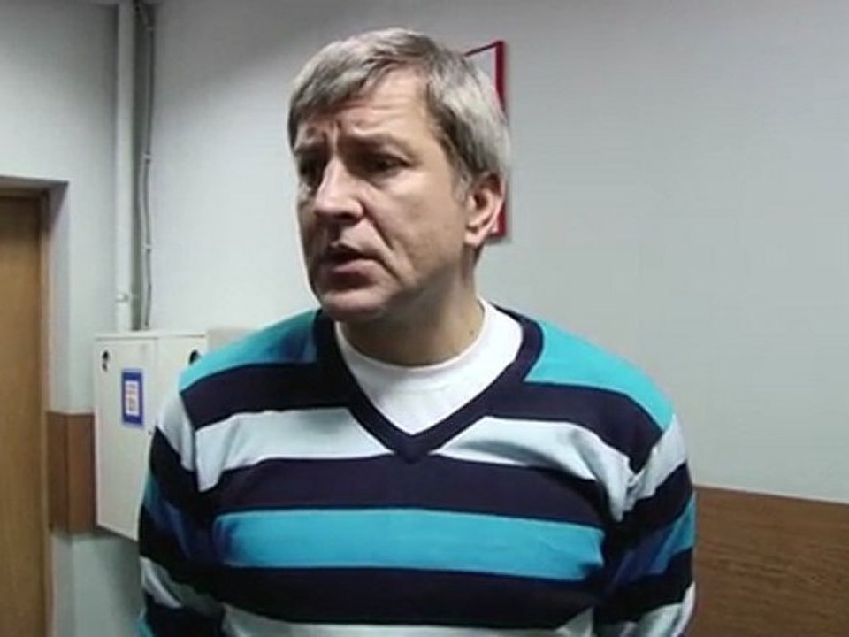 Олег Браташ после игры с к.Ладья 29.02.12.
