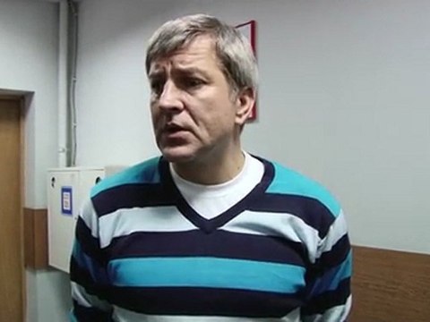 Олег Браташ после игры с к.Ладья 29.02.12.