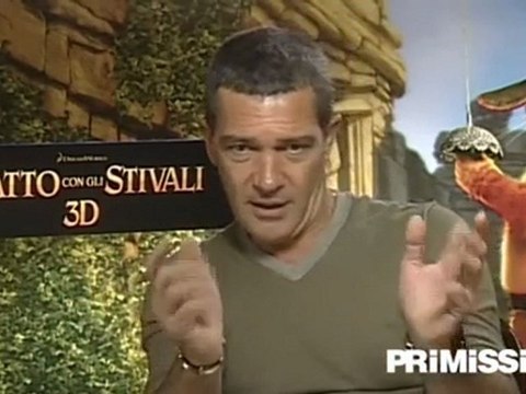 Intervista a Antonio Banderas voce de Il Gatto con gli Stivali - Primissima.it