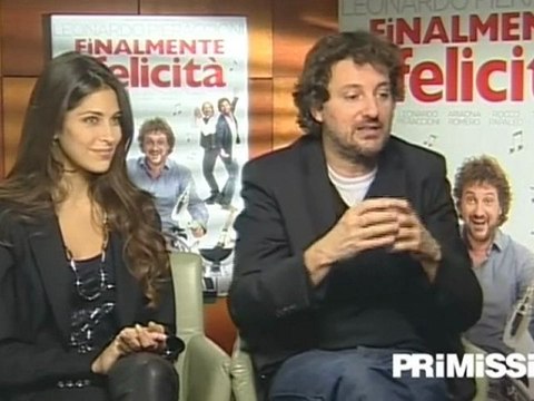 Intervista a Leonardo Pieraccioni e Ariadna Romero di Finalmente la felicità