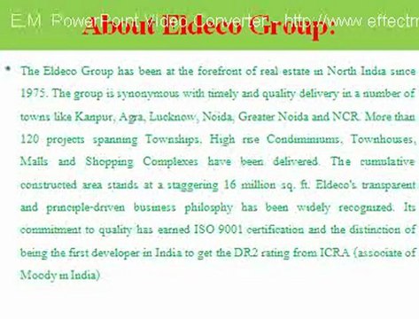 Eldeco Project Noida,##09999684904## Eldeco Magnolia Park, Eldeco Sec-119 Noida-Eldeco Property Noida