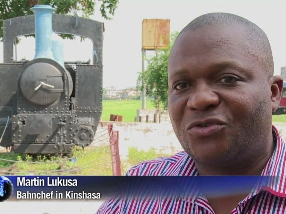 Altersschwache bahn hält kinshasa am leben