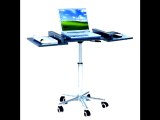 Height-Adjustable Mobile Laptop Cart