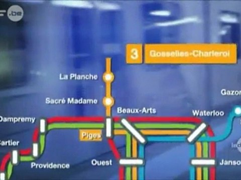 Le 15' En bref L'inauguration du métro de Charleroi