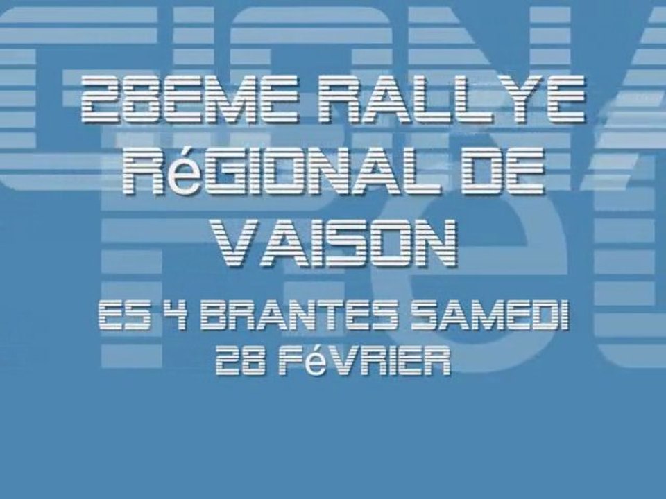 28eme Rallye de Vaison 2012 ES Brantes