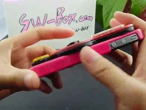 Cute 3D Rabbit Mirror Hard Case For iPhone 4S