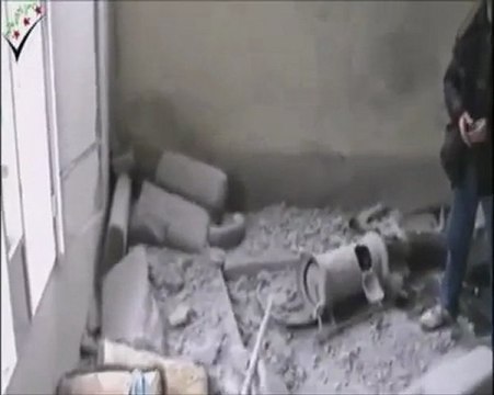 فري برس حمص الرستن تدمير المنازل 29 2 2012