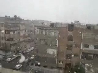 فري برس حمص القصور  تساقط الثلوج رسالة رحمة وسلام من رب العااالمين إلى أهلنا  المحاصرين والصااامدين في حمص 29 2 2012