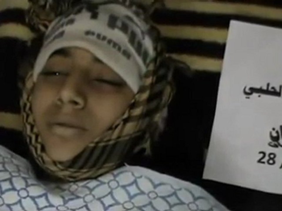 فري برس  ادلب معرة النعمان  جثمان الشهيد همام مازن طعمة الحلبي 28 2 2012