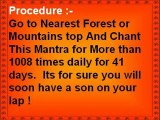 Santan Gopal Mantra - This Mantra can Give You A Male Child Divine India 2012 Reasearch