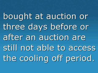 Buyer Cooling Off Period To Change For Home Buyers