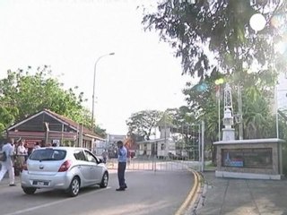 Costa Allegra docks on main Seychelles island