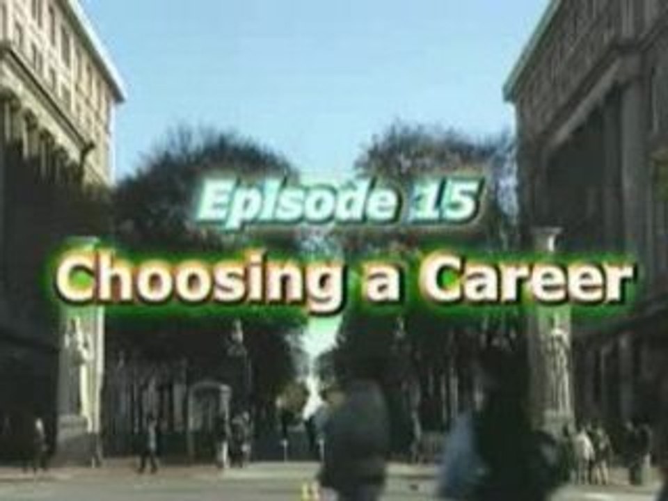 choosing a career
