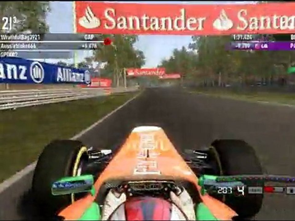 F1 2011 Monza + win