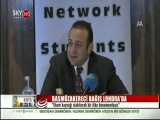 Başmüzakereci Bağış Londra'da