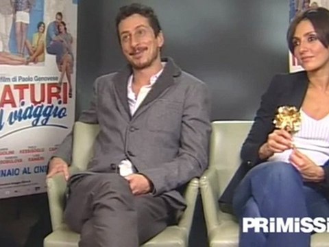 Intervista a Ambra Angiolini e Luca Bizzarri per il film Immaturi - Il viaggio