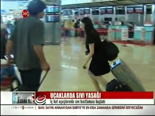 Uçaklarda Sıvı Yasağı