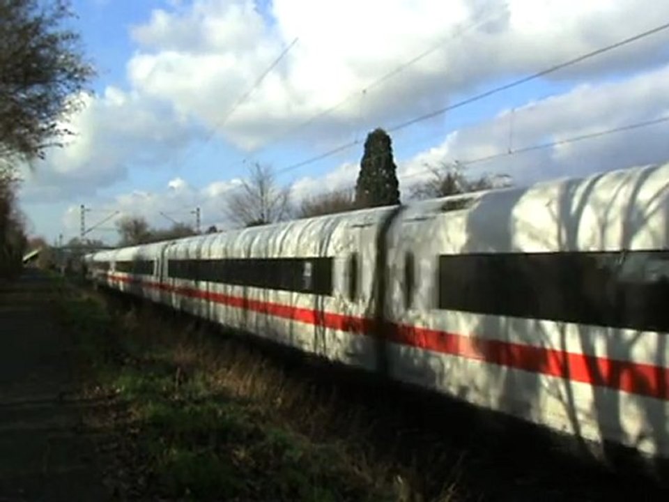 ICE von Köln nach Bonn bei Bonn - Tannenbusch
