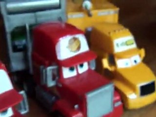 Pixar Cars ---Frank chasing Mater and Lightning