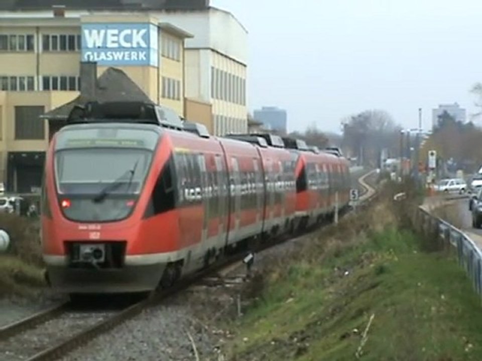Bahnhof Bonn-Duisdorf Talent BR644 Y-Weiche in Aktion