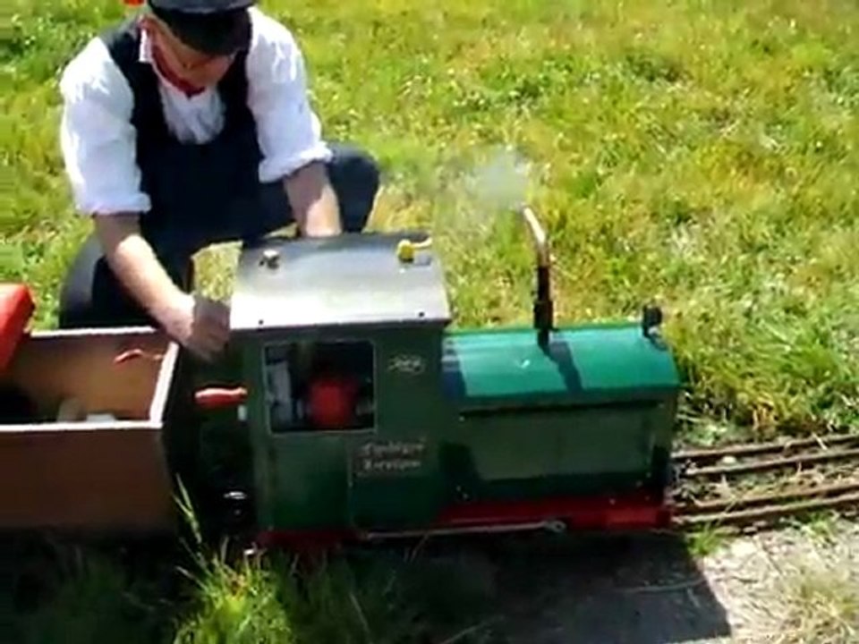 Erfolgreicher Start einer Zweitaktlok in fünf Zoll