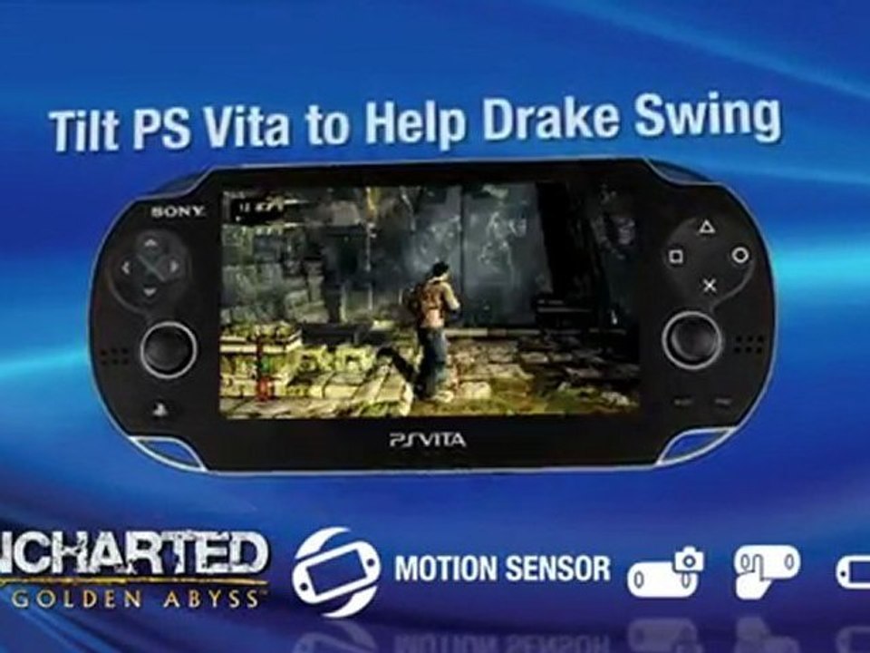 Trailer de Uncharted : Golden Abyss sur PS Vita