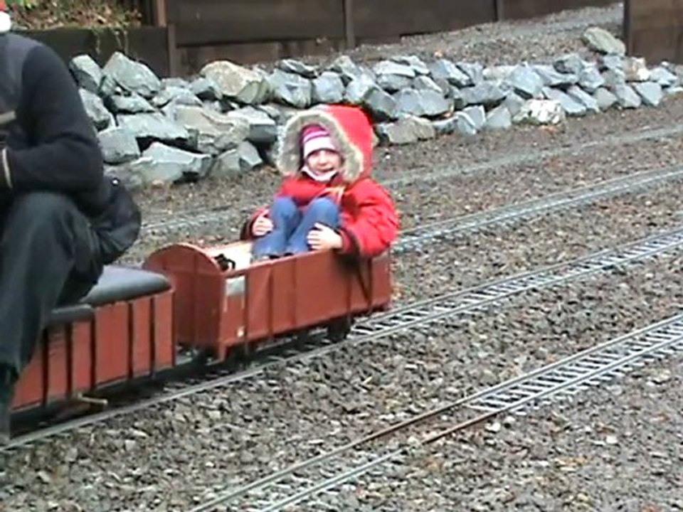 Güterwagenpassagier im Huserland. Bhf Kottmannshausen