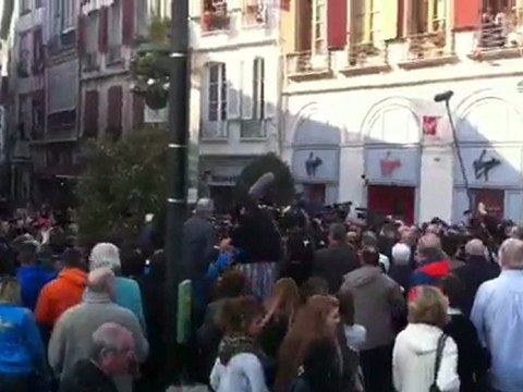 Nicolas Sarkozy conspué à son arrivée à Bayonne