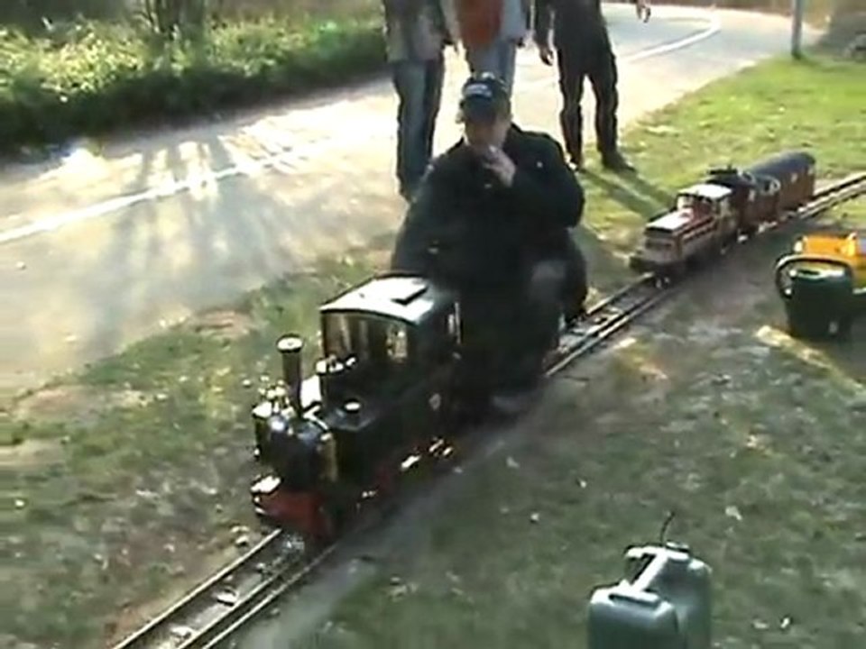 Blick in die Feuerkammer einer O&K fünf Zoll Feldbahnlok