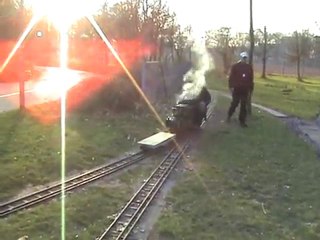 O&K Feldbahnlok rangiert Flachwagen Hbf Stadtpark Leverkusen