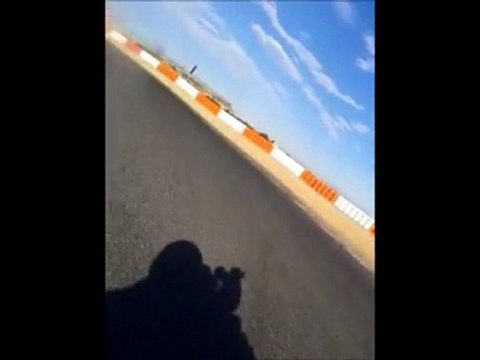 aprilia shiver 750 circuit de ledenon le 25/02/2012