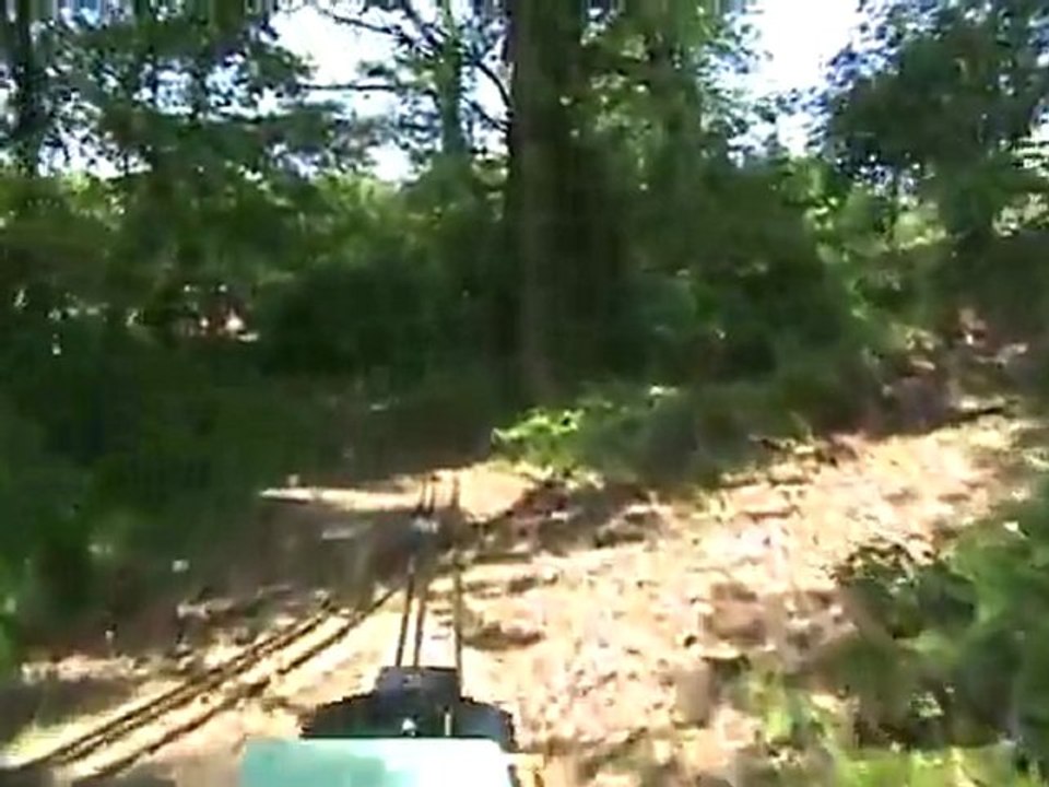 Eine Köf - Rundfahrt auf der Anlage der Dampfbahn Leverkusen