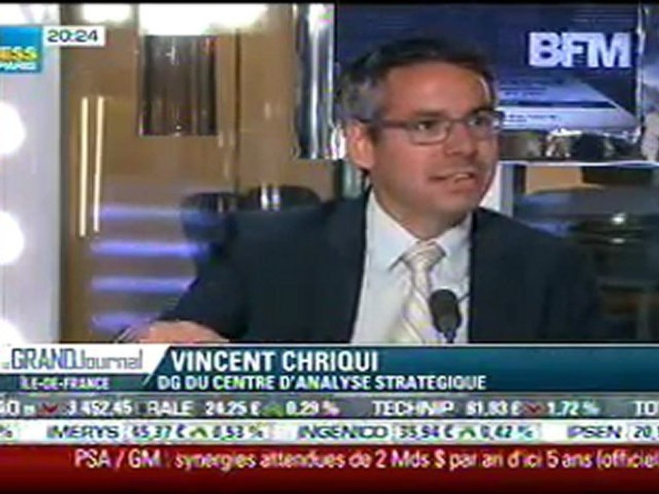 Vincent Chriqui au Grand Journal de BFM Business - L'impact des TIC sur les conditions de travail
