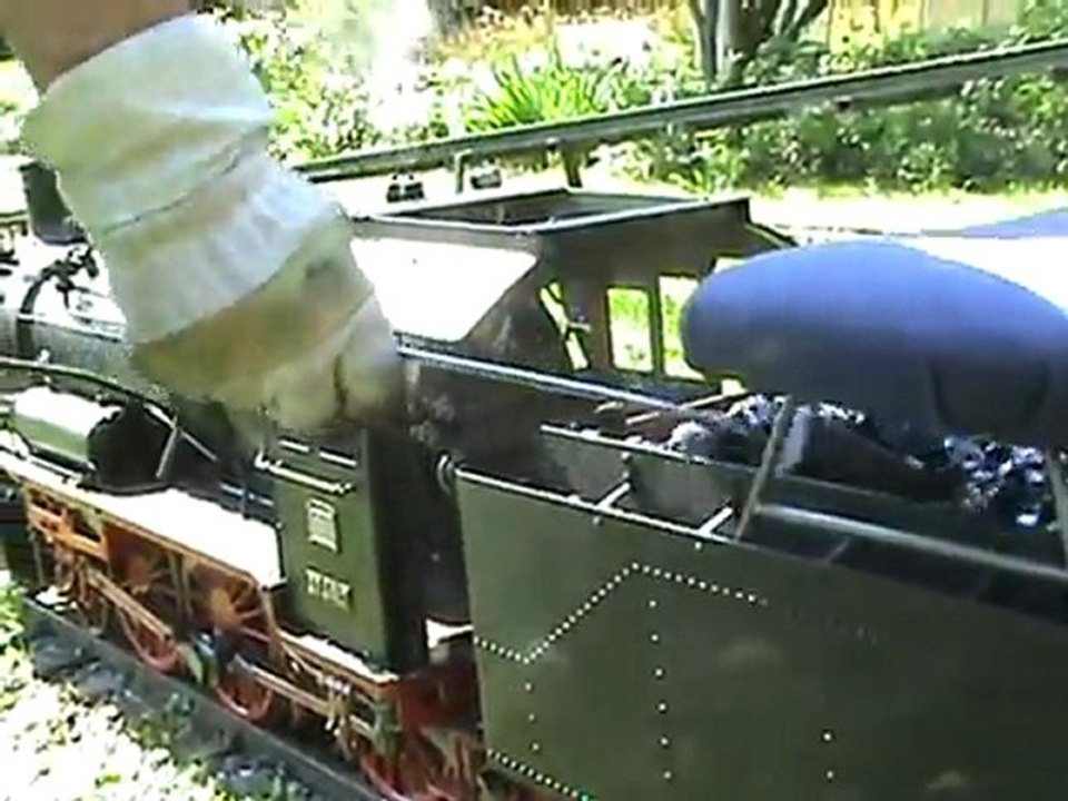 BR38 auf fünf Zoll Spur bei den Anheizgleisen Maxipark Hamm