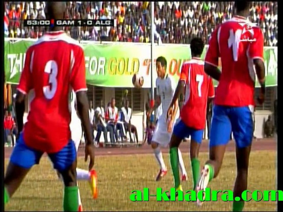 GAMBIE 1-2 ALGERIE (Feghouli,1er Match.1er but,1ère Victoire)