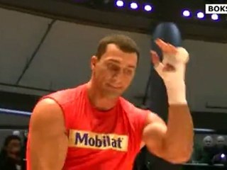 Klitschko - Mormeck: Open workout of "Dr Steelhammer" (2/4) - Shadowboxing