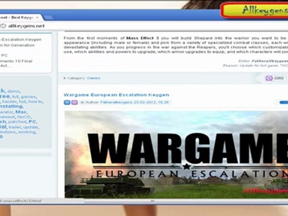 Mass Effect 3 Keygen Free Download