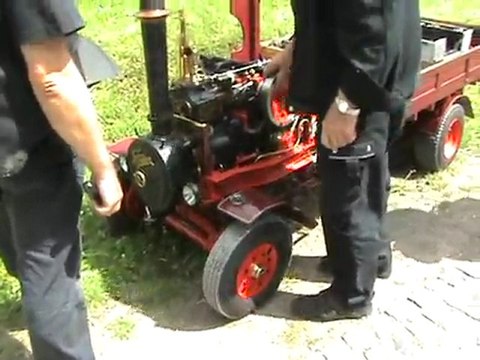 Foden Dampflaster hat eine Panne in Lindlar 01