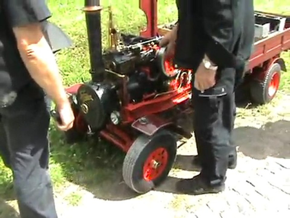 Foden Dampflaster hat eine Panne in Lindlar 01