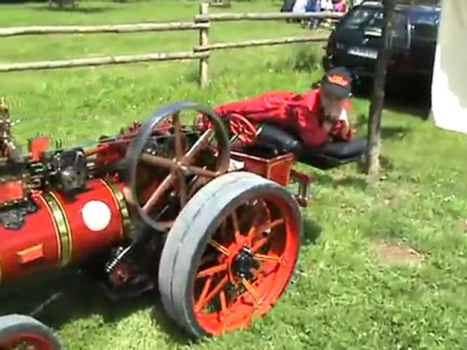 Foster Lokomobile und Wohnwagen