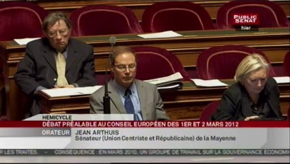 SEANCE,Débat préalable au Conseil européen des 1er et 2 mars 2012